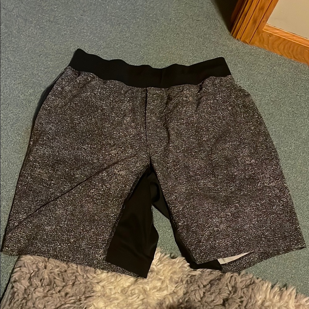 Lululemon Athletica Black and Gray Athletic Shorts